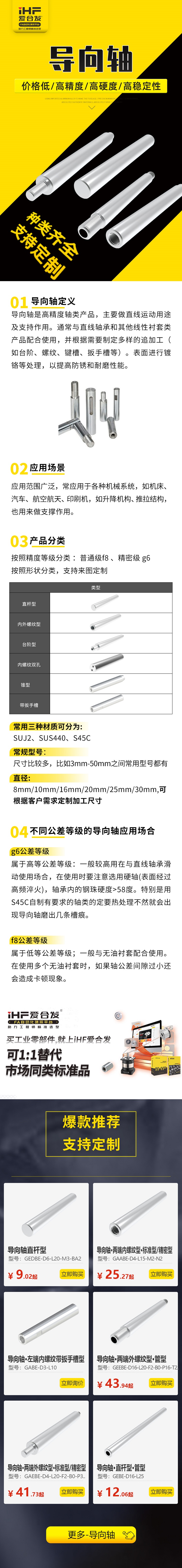 帶你了解不同公差等級的導向軸應用場合! 帶你了解不同公差等級的導向軸應用場合!