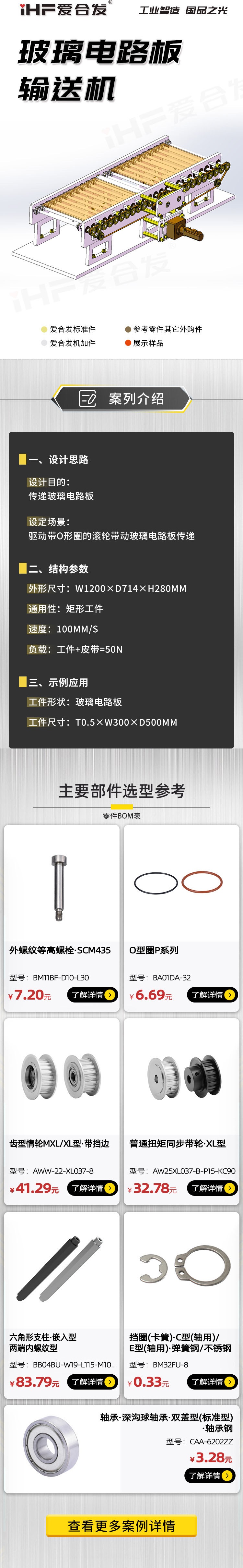 案例剖析:玻璃電路板輸送機(jī) 案例剖析:玻璃電路板輸送機(jī)